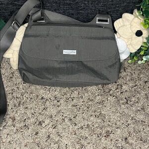 Baggallini Charcoal Messenger Bag
